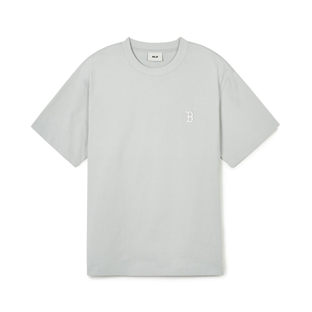 New MLB SS24 T Shirt Unisex Light Gray 3ATSB1143-43GRL