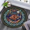 Marine Life Glass Round Area Rug Under Office Chairs Bedroom Living Room Home Decor