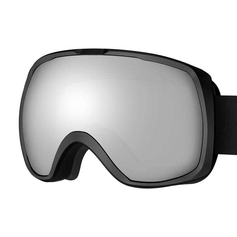 Unisex ski goggles with spherical lenses, windproof and anti-fog, essential protective eyewear equipment for snow sports