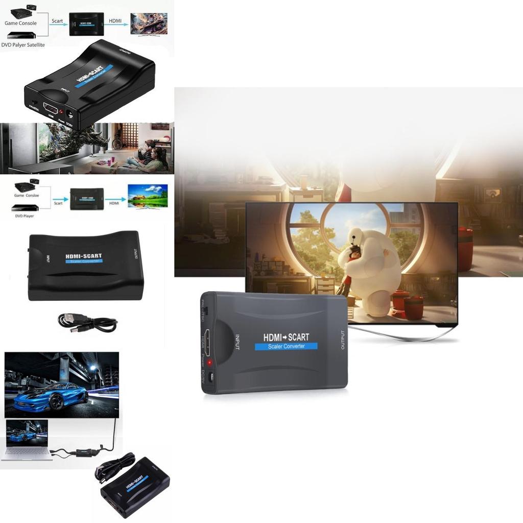 High Definition Hdmi To Scart Converter For Crystal Clear 1080p Video Quality And Universal Compatibility