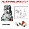 Car Accessories For Volkswagen VW Polo 2006-2010 Auto Left Right Rear Taillight Tail Lamp Light Circuit Board Bulb Holder Lamp