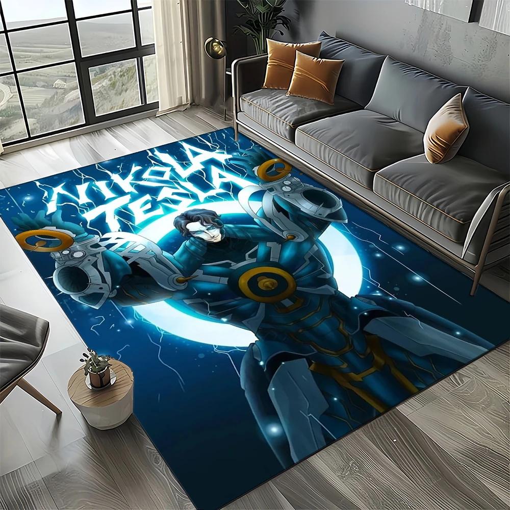 New Style Record of Ragnarok Cartoon Anime Carpet Rug for Living Room Bedroom Home Sofa Decoration,Kids Non-slip Floor Mat