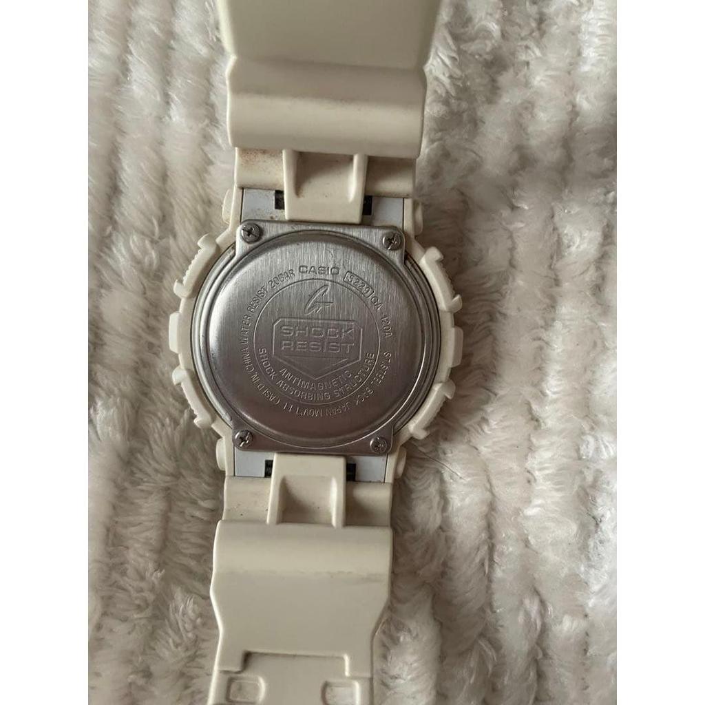 Used CASIO G-SHOCK White Digital Analog Watch