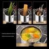 Mini Multifunctional 304 Stainless Steel Frying Pan with Filter for Induction Cookers