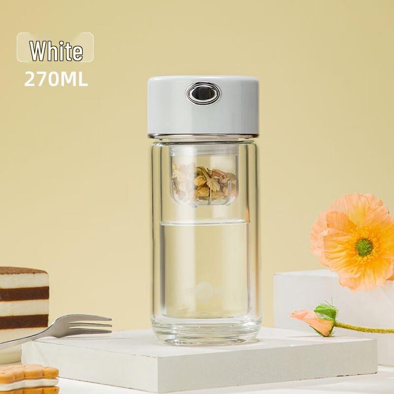 Mingxia Double-Wall Borosilicate Tea Infuser Cup