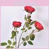 Rose Simulation Six Head Flower Artificial Flower Photography Props Home Decor