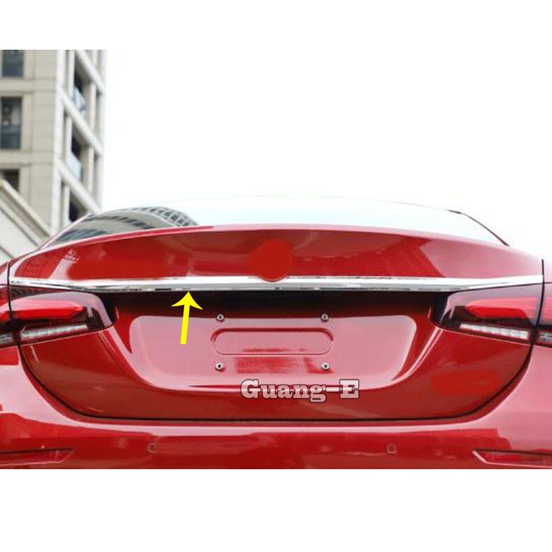 For Mercedes Benz A Class W177 A180 A200 A250      Cover Hood Back Rear Door Trunk Tailgate Frame Plate Trim