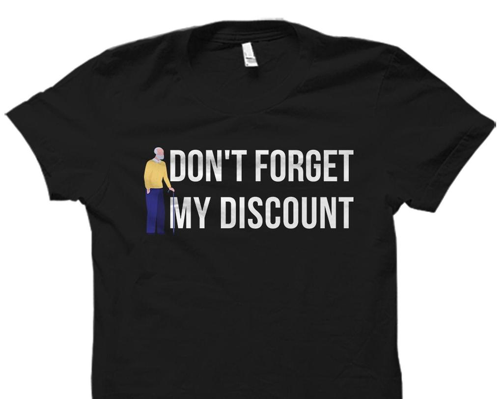 Senior Discount Shirt. Retirement Party Gift. Gift For Senior. Retirement T Shirt. Senior Citizen Gift. Senior Discount Gift #OS3442