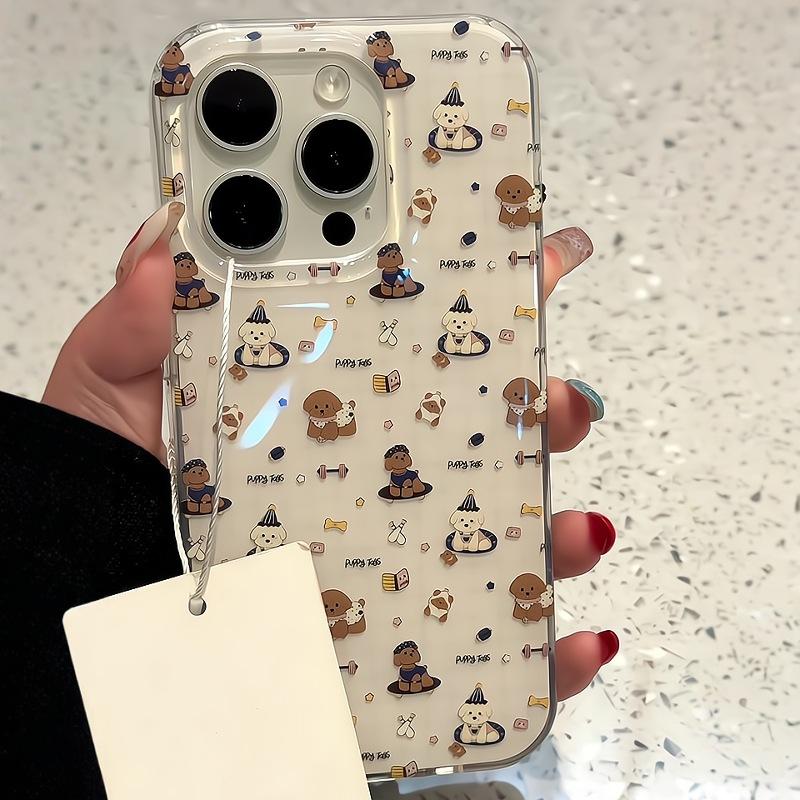 

Летняя подставка для щенка для iPhone17 для чехла для мобильного телефона Apple 15 13promaxR/16plus/11/12xs For iPhone 16 Pro Max