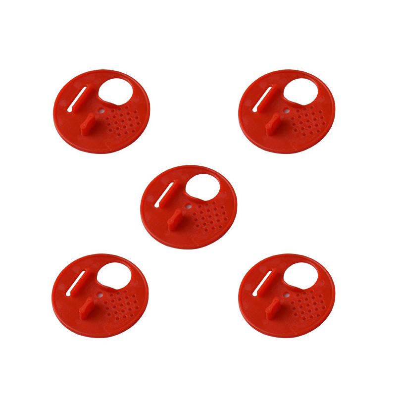 5Pcs Beekeeping Plastic Beehive Door Round Single Bee Exit Hive Vent Entrance Ventilation Gate Nest Tools Equipment Supplies