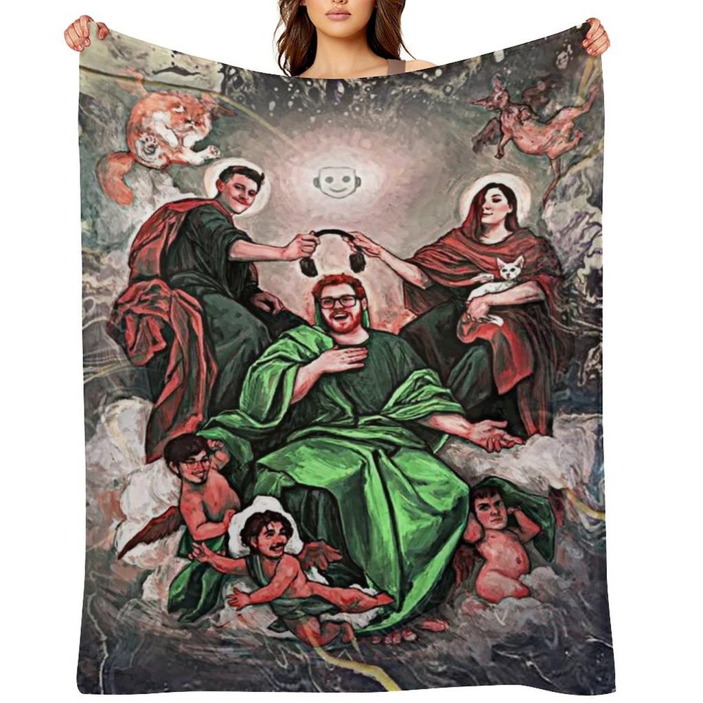 paymoneywubby Throw Blanket Bed covers Extra Large Throw Soft Plaid blankets and throws Blankets