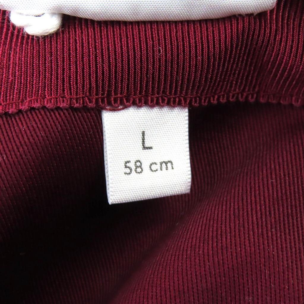 Pristine GUCCI cap GG Monogram Canvas and Leather Bordeaux cotton Women L 833272 Used