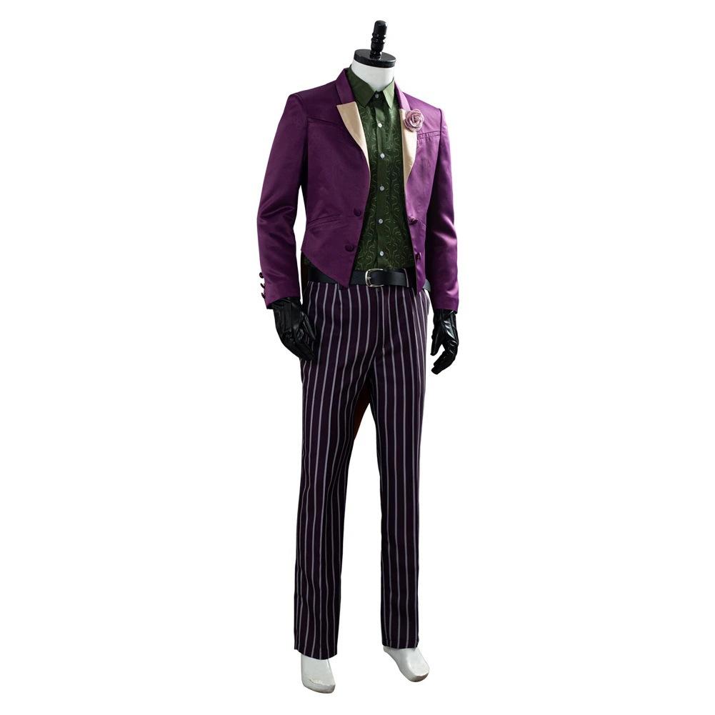 Mortal Kombat 11 Joker Cosplay Costume, Halloween Comic Con Game Stage Performance Outfit
