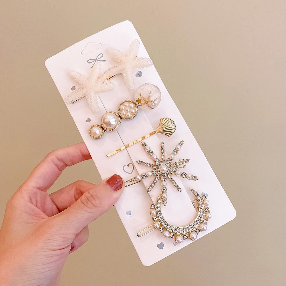 2022 Winter Korean Style Metal Hair Clip for Girls - Trendy Bangs Hairpin and Side Clip Hair Accessories