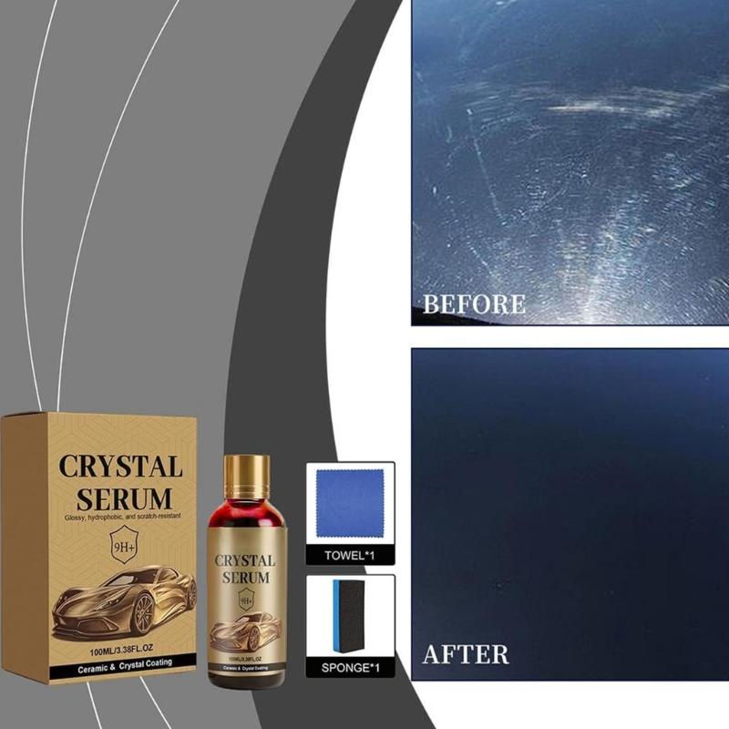 Advanced Car Paint Protection Kit Ceramic Coating Liquid With SiO2 Formula To Enhancing Gloss And Prevent Scratches