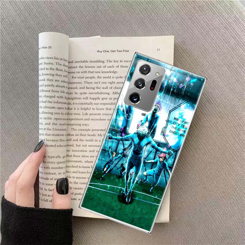 

Blue Lock Anime Phone Case For Samsung Galaxy S25 Edge S24 S23 FE S22 S26 Ultra S21 S20 S10 Plus Capa Soft Samsung S23 Ultra