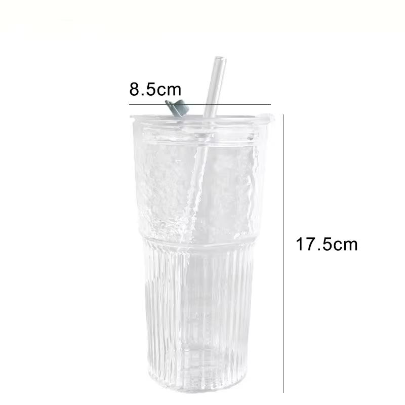 

Детская красивая чашка для воды, стеклянная чашка с соломинкой, кофейная чашка, большая емкость, новая волшебная чашка, домашняя кружка для чая с молоком 650ml