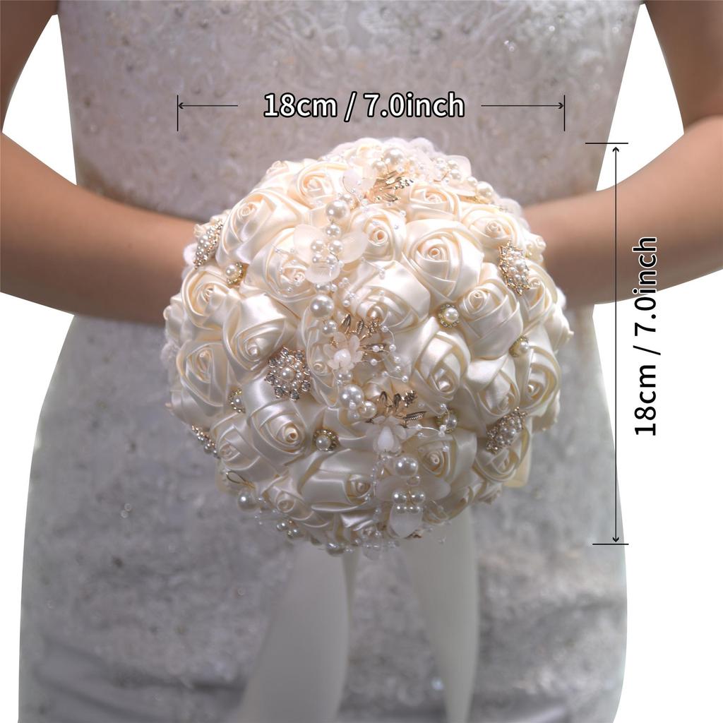 Forest Style Handheld Bridal Bouquet for Wedding Photos and Marriage Registration