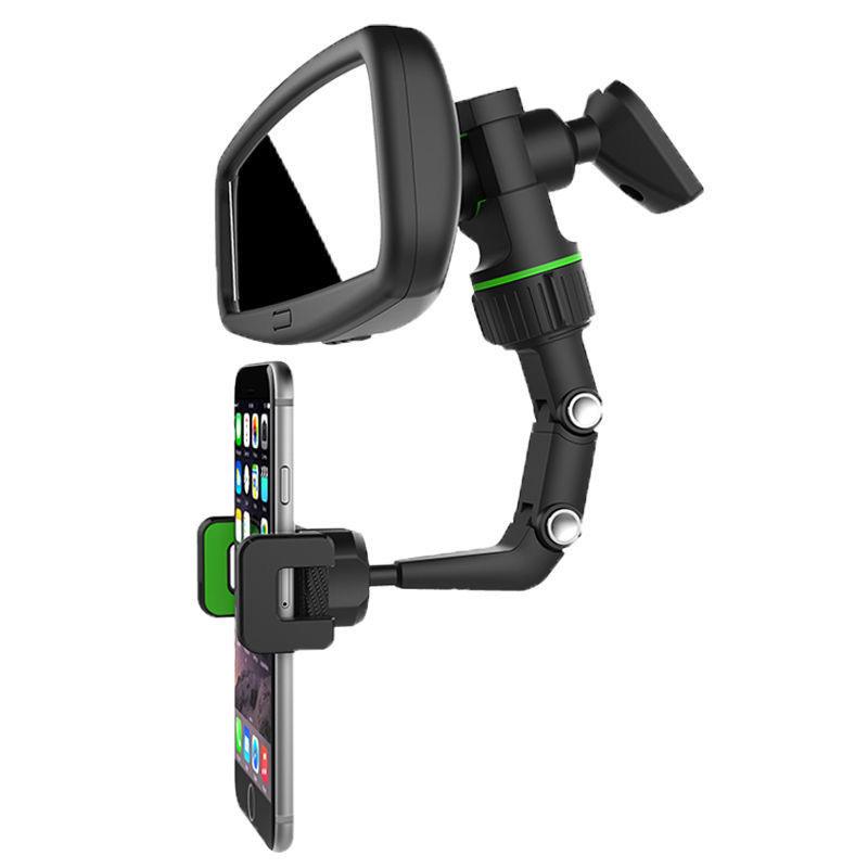 

Rearview Mirror Phone Holder Stable Not Shake Car Holder 960° Free Rotation чорний