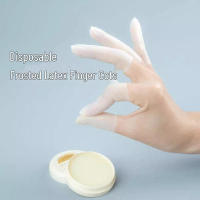 Moisturizing Anti-Cracking Disposable Latex Finger Sleeves - Waterproof & Anti-Freeze