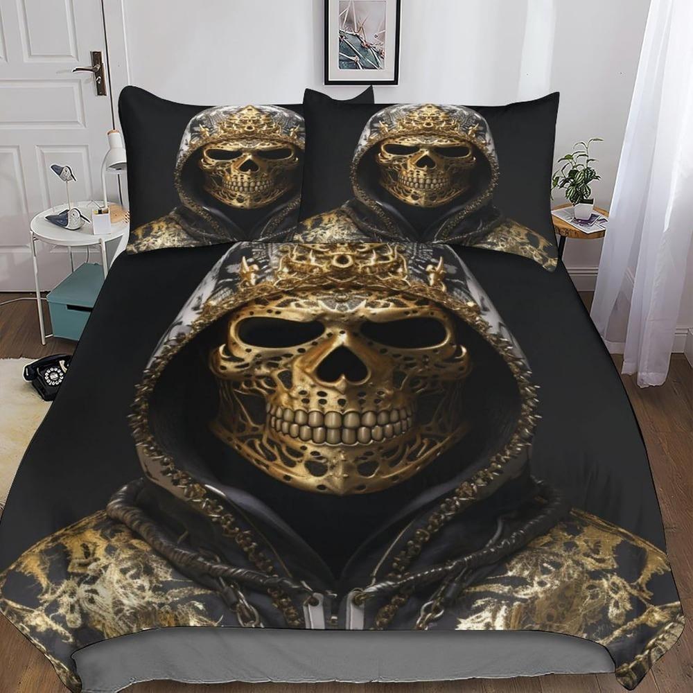

Skullduvet cover bed sheets down duvet covers, Microfibre children s adult duvet covers edroom Decor Soft Cosy Duvet Cover 90x200cm
