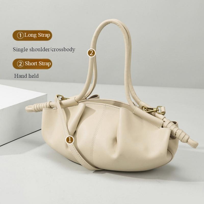 2025 New Personality Popular Women's Shoulder Bags Premium Soft PU Ladies Handbags Fashion Folding Cloud Bag Luxury Casual Messenger Bag for Females