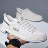 Frühling neue Herren Lederschuhe Modetrend Retro weiche atmungsaktive Herren Freizeitschuhe Fahr-Flats