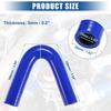 X AUTOHAUX Silicone Hose Silicone Tube Intercooler Turbo Intake Radiator