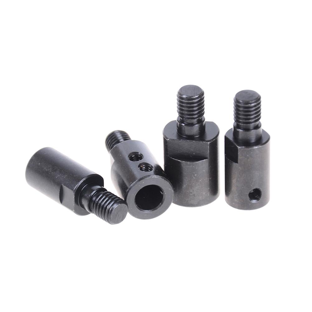 1pc Black 5mm/8mm/10mm/12mm Shank M10 Arbor Mandrel Connector Adaptor For Angle Grinder Cutting Tool Accessory