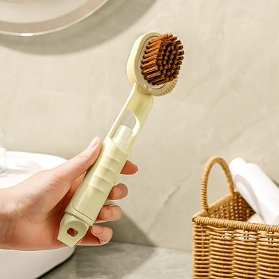 Βούρτσα Παπουτσιών με Προσθήκη Υγρού με Τρύπες Κρεμάσματος Κρεμαστή Βούρτσα Πλυσίματος Παπουτσιών Ρούχων Για Οικιακό Πλυντήριο