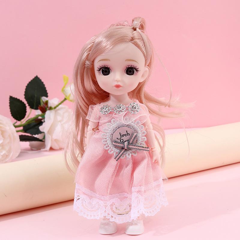 Dressup Doll 13 Joints 16cm Girl Birthday Gift Princess Children's Toy