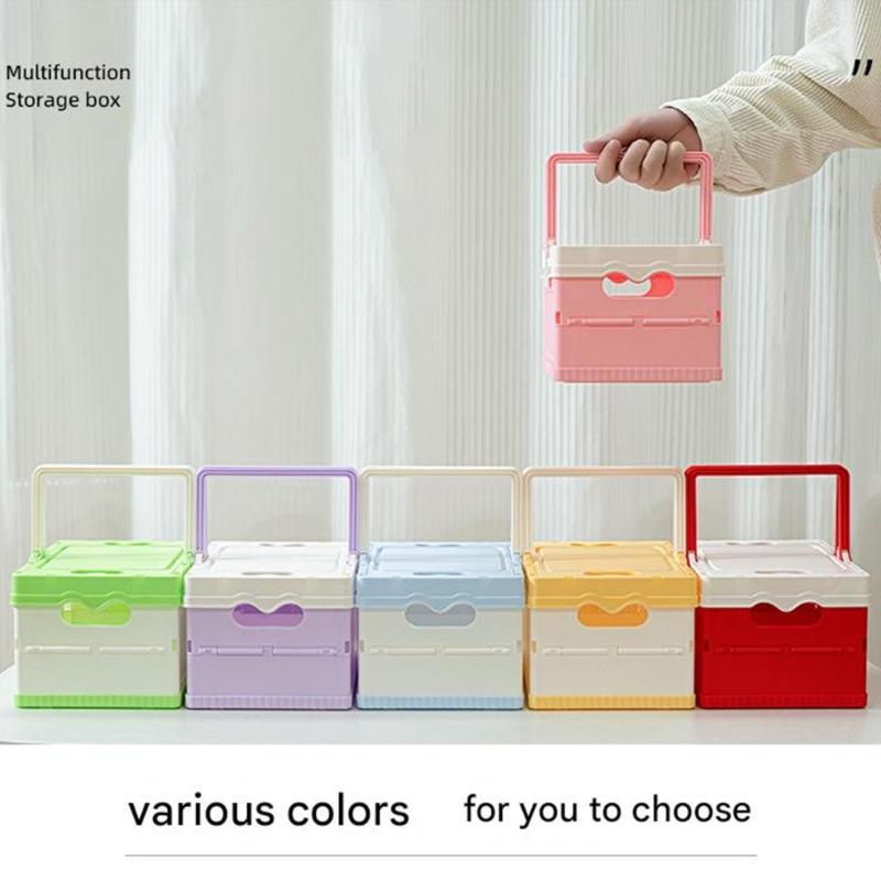 Waterproof Folding Container with Lid for Camping Home Use Outdoor Gear Storage Organiser for Small Spaces