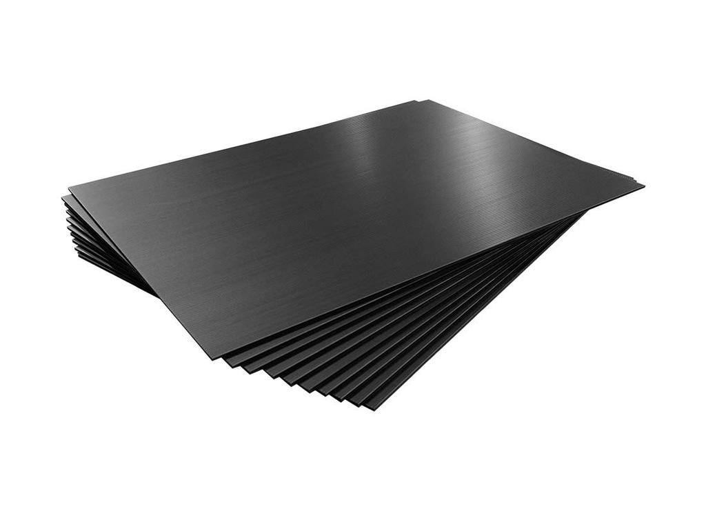 Yamako Pladan Sheets, 615 x 860mm, 5mm Thick, 10 Sheets (Black)
