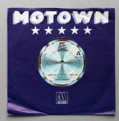 7inch Record STEVIE WONDER - I Just Called To Say I Love You TMG1349 Motown 1984 UK Dance & Electronica Used
