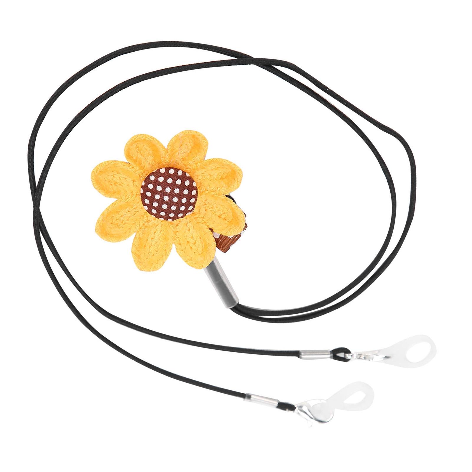 Flower Pattern Hearing Aid Clip Cute Portable Hearing Aid Hairclip Lanyard Accessory