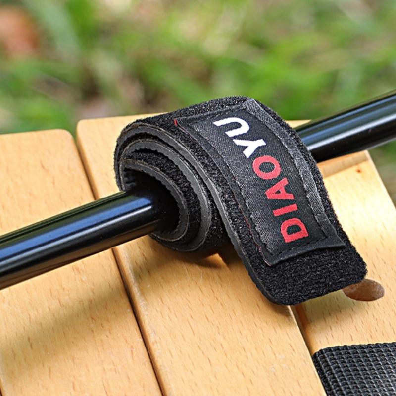 1/2Pcs Fishing Rod Tie Elastic Rod Holder Strap Outdoor Fishing Rod Belt Strap Elastic Fishing Tackle Tie Enduring
