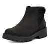 Δερμάτινες Άνετες Slip-On Κοντές Μπότες Τσέλσι Γυναικείες μπότες Μαύρο 1166758-BLK