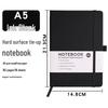 Customizable A5 Leather Strap Notebook with Printable Logo - Simple Business Design