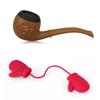 Glove Claus Pipe Shape Tea Filter for Loose Leaf Herbal Unique Gift