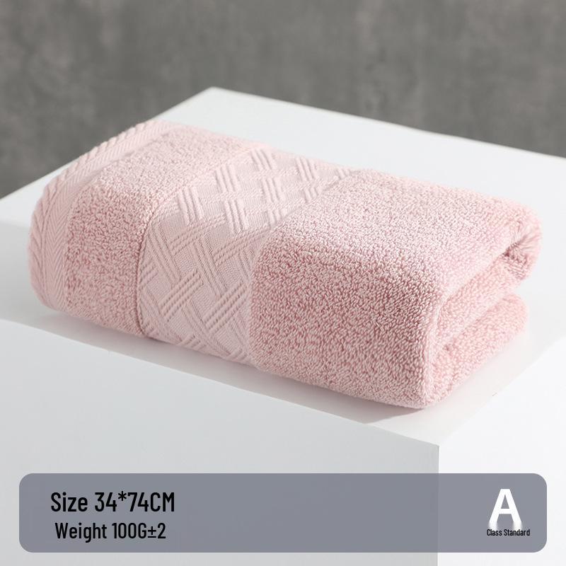 100% A-Grade Antibacterial Cotton Bath Towel - Thick, Soft, Absorbent, Quick-Drying, Adult Size Washcloth