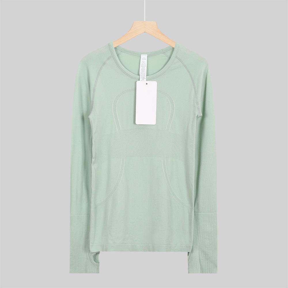 Women s Quick-Dry Long Sleeve Round Neck Yoga & Running Fitness Top XXL