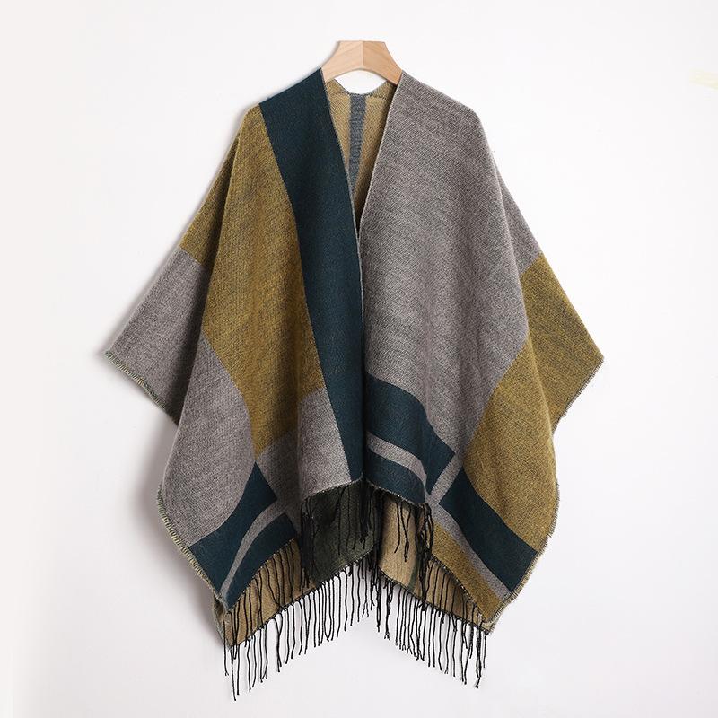 K pokožke šetrný a priedušný Teplý a všestranný Domáci, Jesenný a zimný Dámsky cestovný šál, Hrubý plášť, Klimatizačná deka