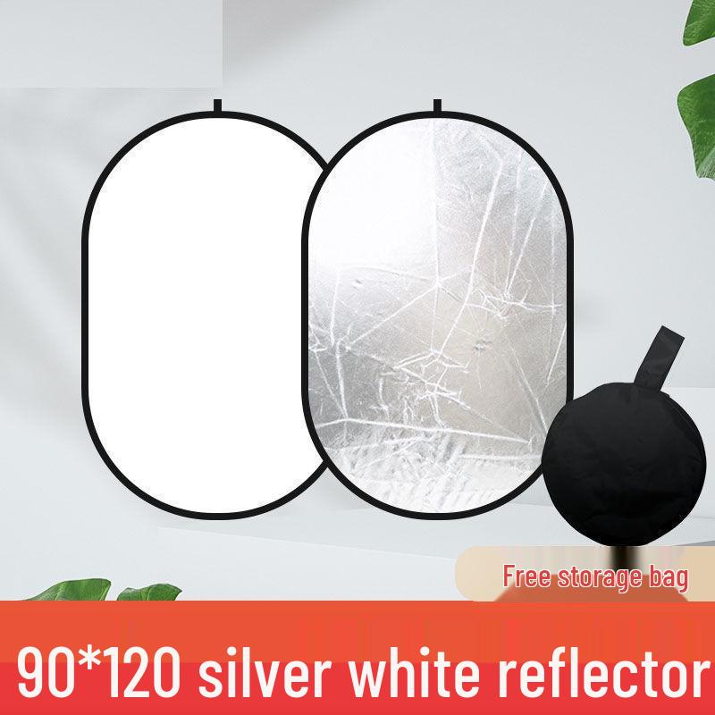Foldable Photo Reflector: Portable Fill Light Board for Photography & Live Streaming