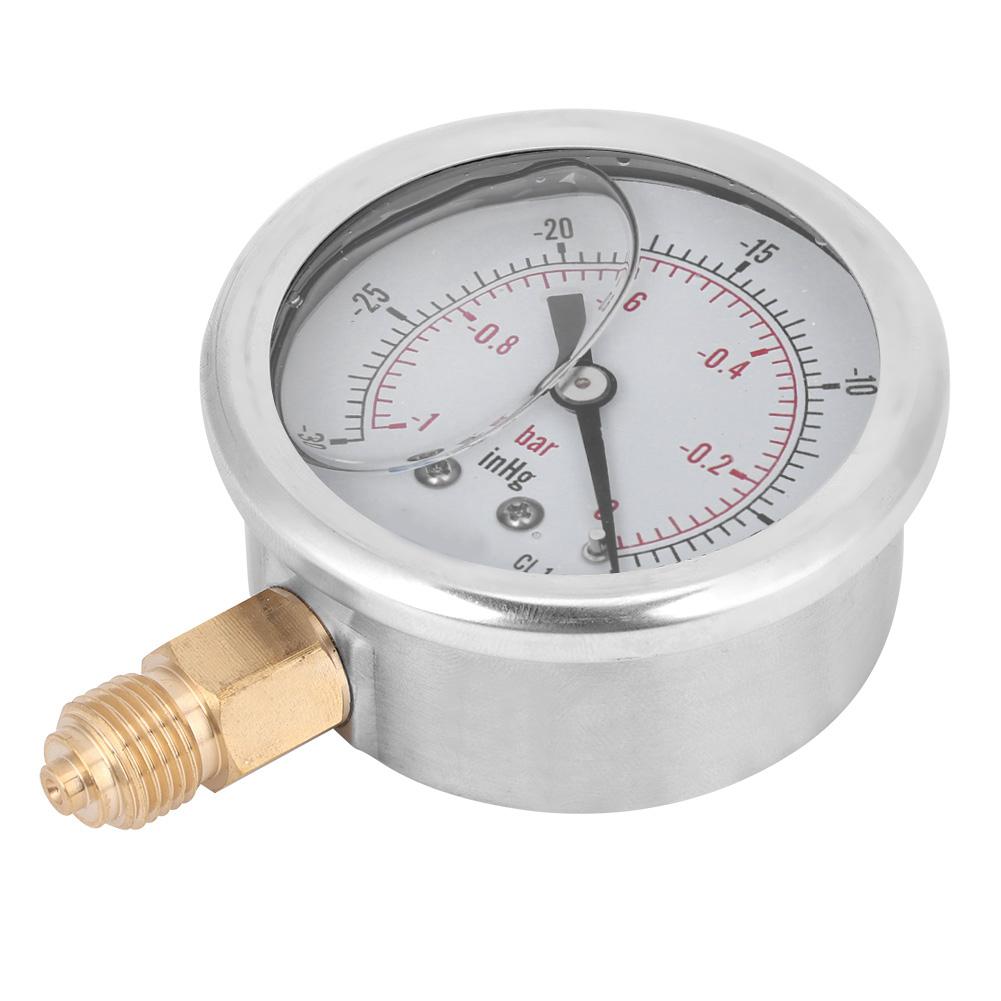 TS PGGZ604 0bar 1 4BSP Y60 Radial Oil Filled Vacuum Pressure Gauge for Petroleum Metallurgy