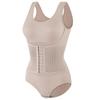 Womens Seamless Round Neck Shapewear Bodysuit Firm Tummy Control Body Shaper Sculpting Snatched Waist Trainer Leotards Going Out Tank Tops