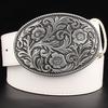 Fashion Women Belt Retro Floral Pattern Flower Design Arabesque Pattern Golden Floral Popular Element Girdle Women Gift