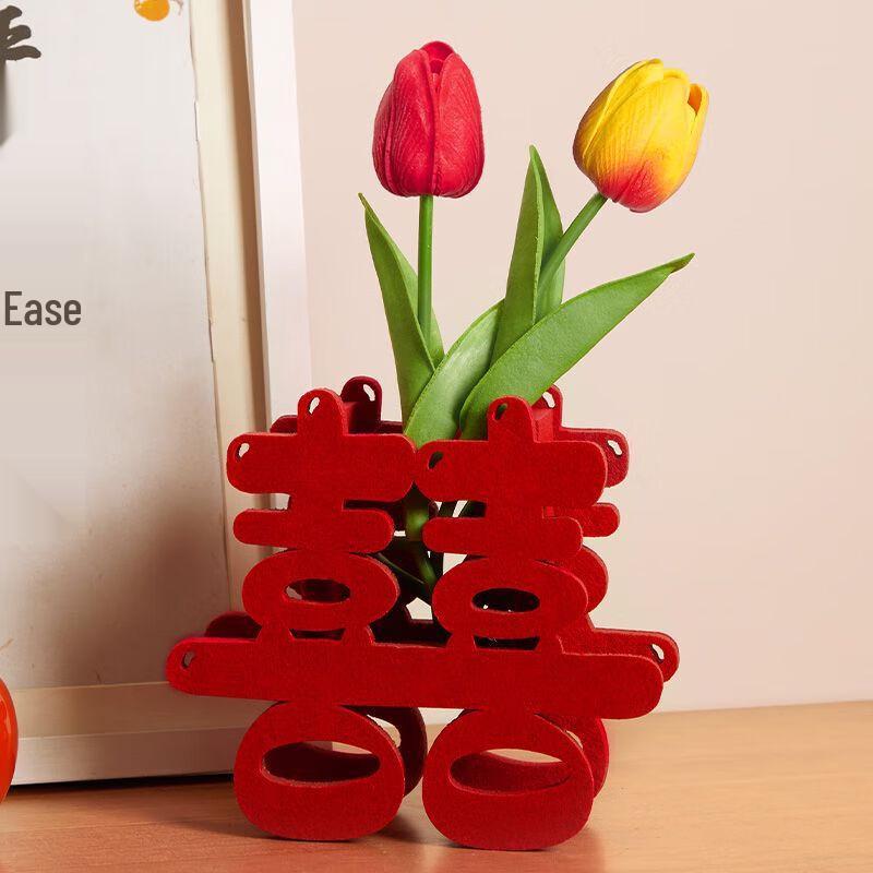Wedding Room Decor Vase & Flower Set