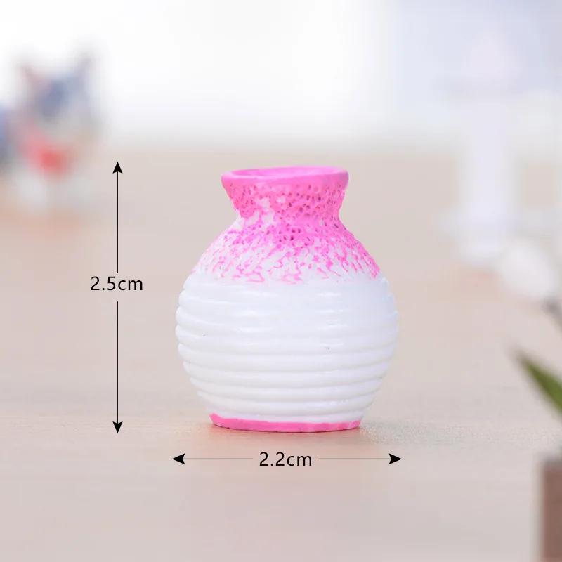 Harts Mini Vas Liten Mun Vas Blomkruka Trädgårdsdekoration DIY Mikro Landskap Skrivbordsdekoration Heminredningsaccessoarer