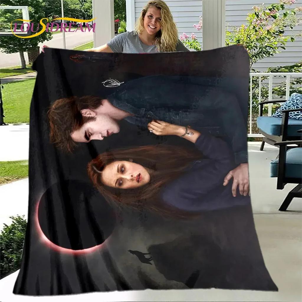 The Twilight Saga HD Printed Soft Plush Blanket,Flannel Blanket Throw Blanket for Living Room Bedroom Bed Sofa Picnic Kids Cover