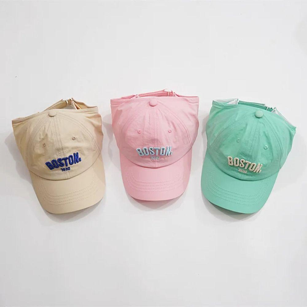Quick-dry Summer Kid Sunhat Korean Style Children's Visor Hat Comfortable Half Empty Top Hat  Boy